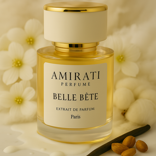 Parfum Belle Bête – extrait lacté et floral à la tubéreuse et cacao

Belle Bête – parfum doux et mystique signé Amirati Perfume