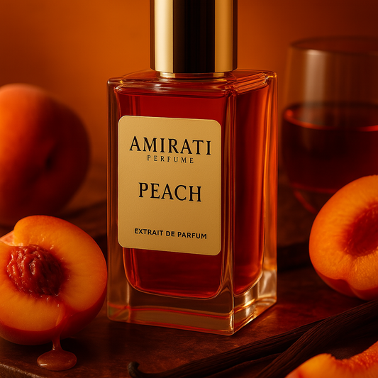 Peach – parfum à la pêche, rhum, vanille et bois signé Amirati Perfume

Extrait de parfum fruité et oriental Peach – Amirati
